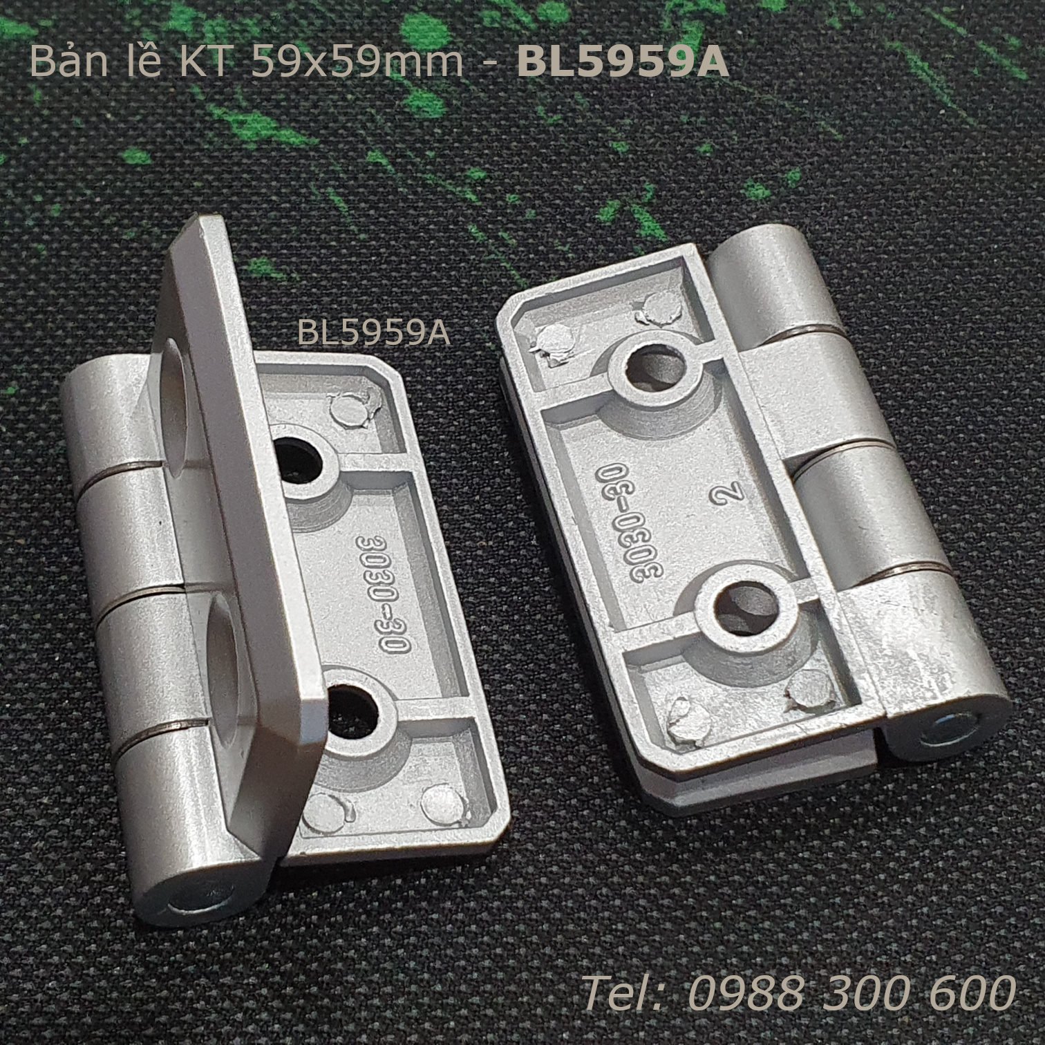 Bản lề hợp kim kẽm KT 59x59, dày 5mm - BL5959A