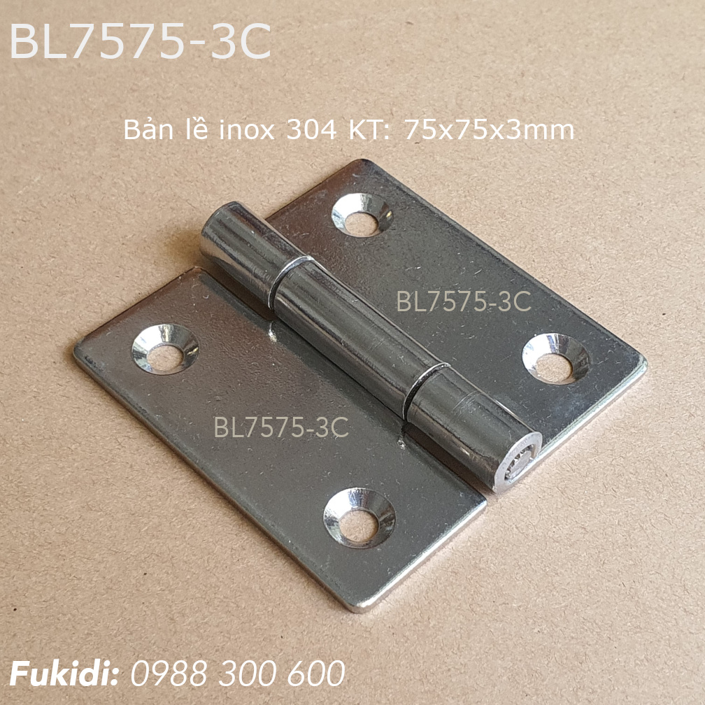 Hình ảnh nhìn chính diện bản lề BL7575-3C