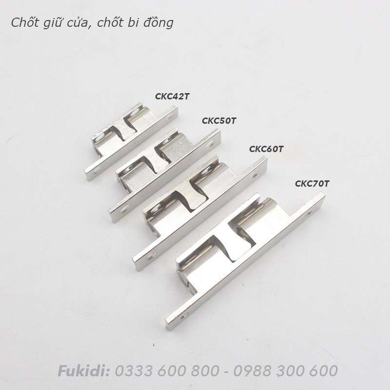 Chốt bi, chốt giữ cửa bằng đồng màu vàng KT 8x35mm - CKC35V