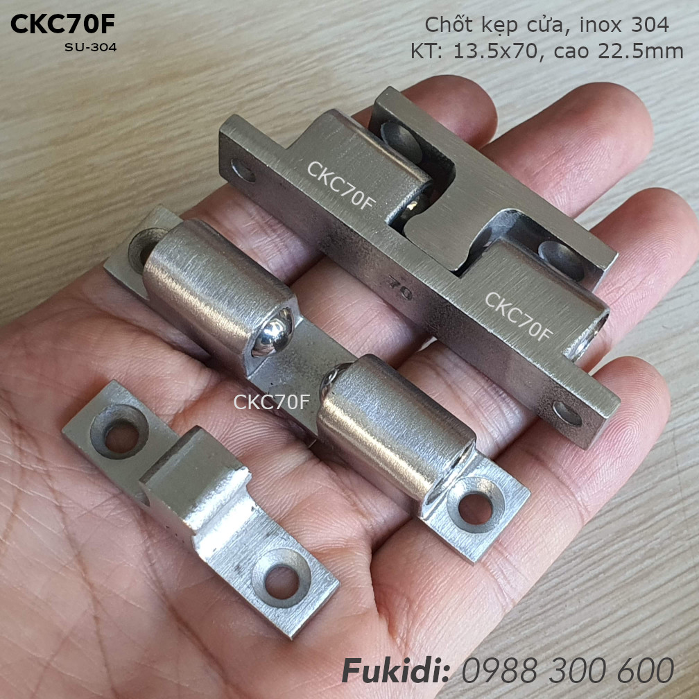 Một cách rất trực quan về kích cỡ của chốt CKC70F