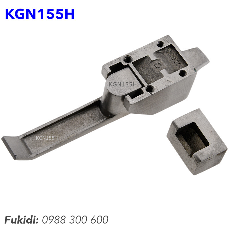 Khóa gài nắp nồi hơi, inox 304 dài 155mm - KGN155H