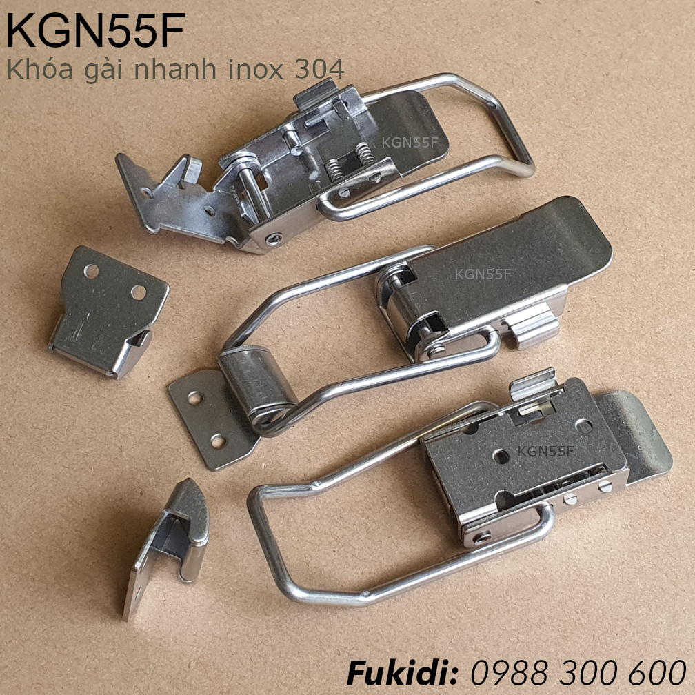 Hình ảnh nhiều góc khác nhau của khóa gài nhanh KGN55F
