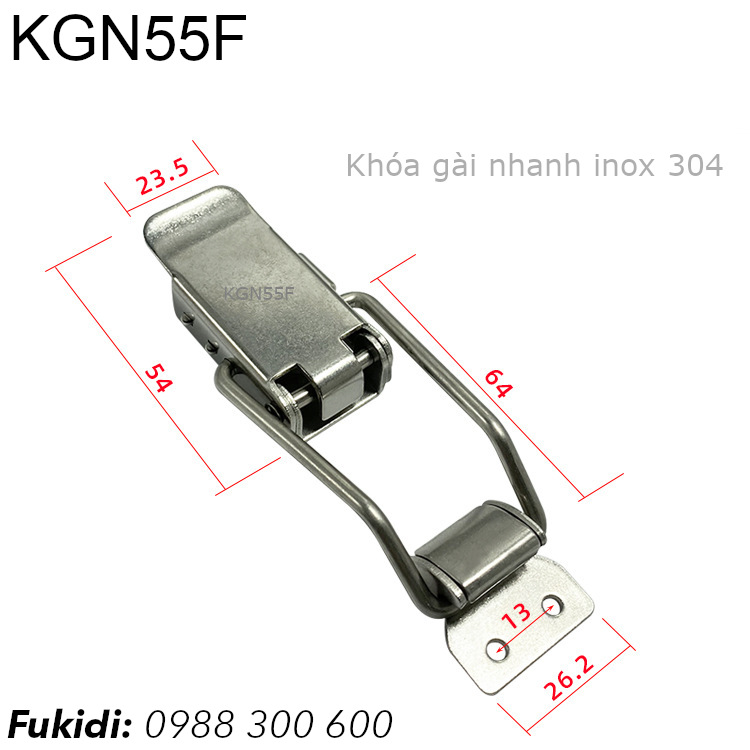 Kích thước tổng thể của KGN55F