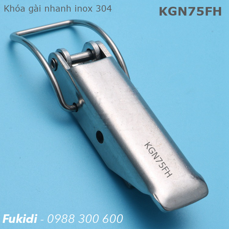 Khóa gài nhanh inox 304 KT 22x75mm - KGN75FH