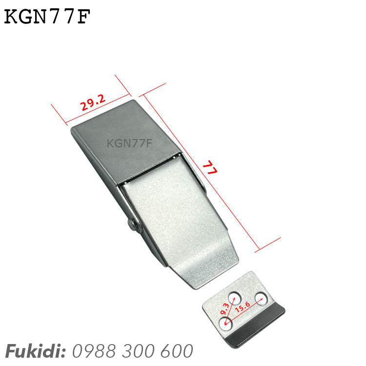 Kích thước khóa gài nhanh KGN77F