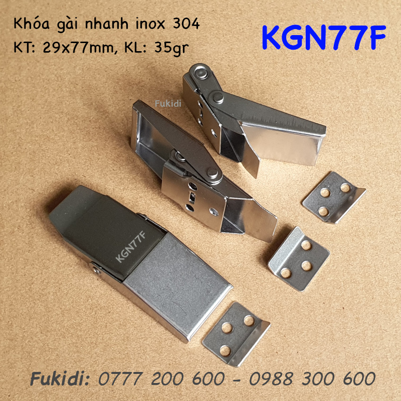 Kích thước khóa gài nhanh KGN77F