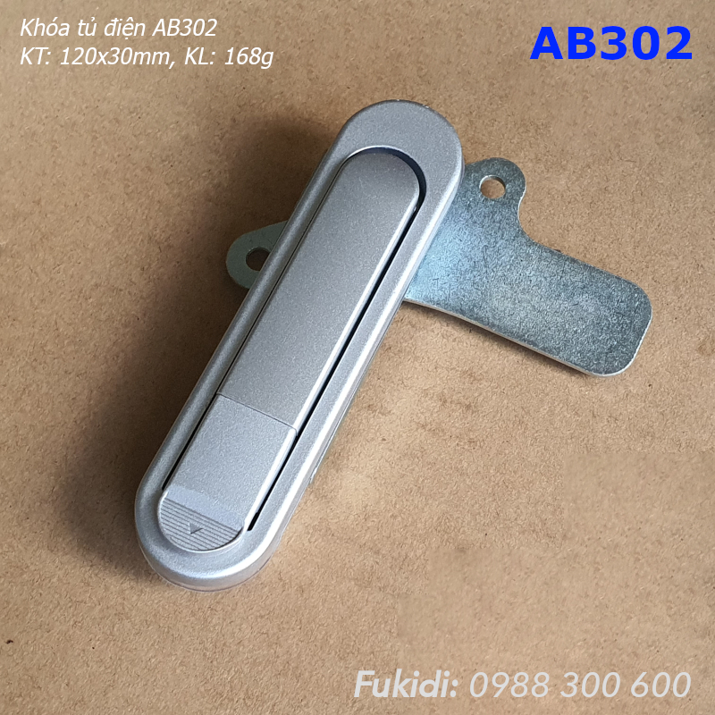 Khóa tủ điện thép KT 120x30mm - AB302