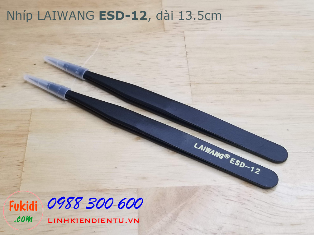 Nhíp gắp linh kiện điện tử Laiwang ESD-12