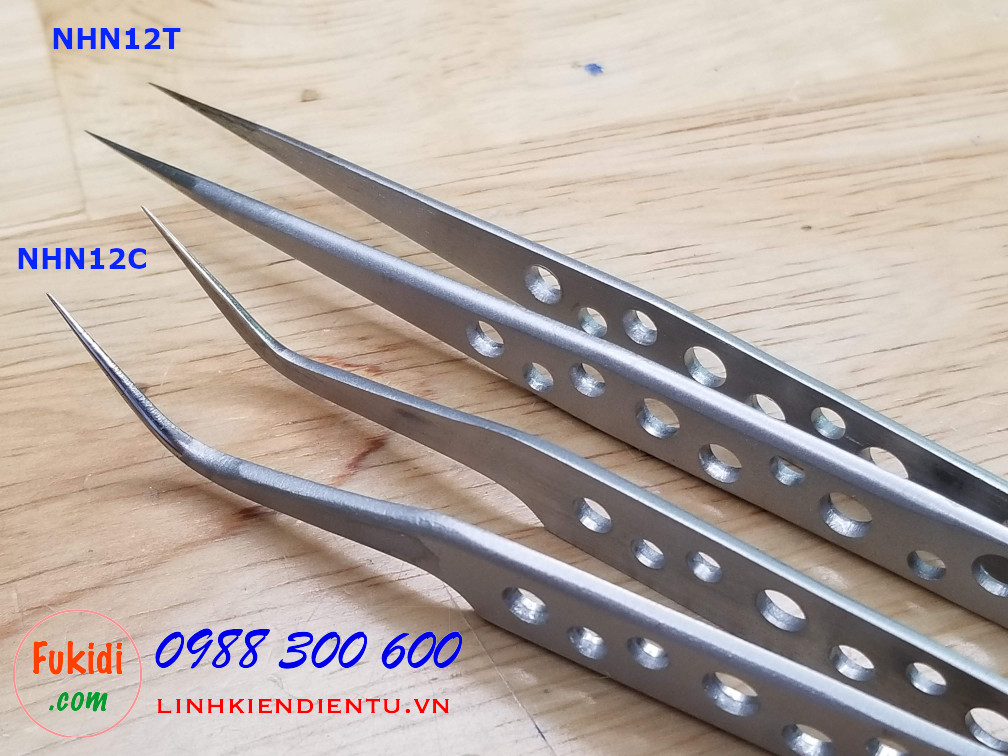 Nhíp gắp đa năng có lỗ giảm nhiệt, dài 12.5mm NHN12T, NHN12C