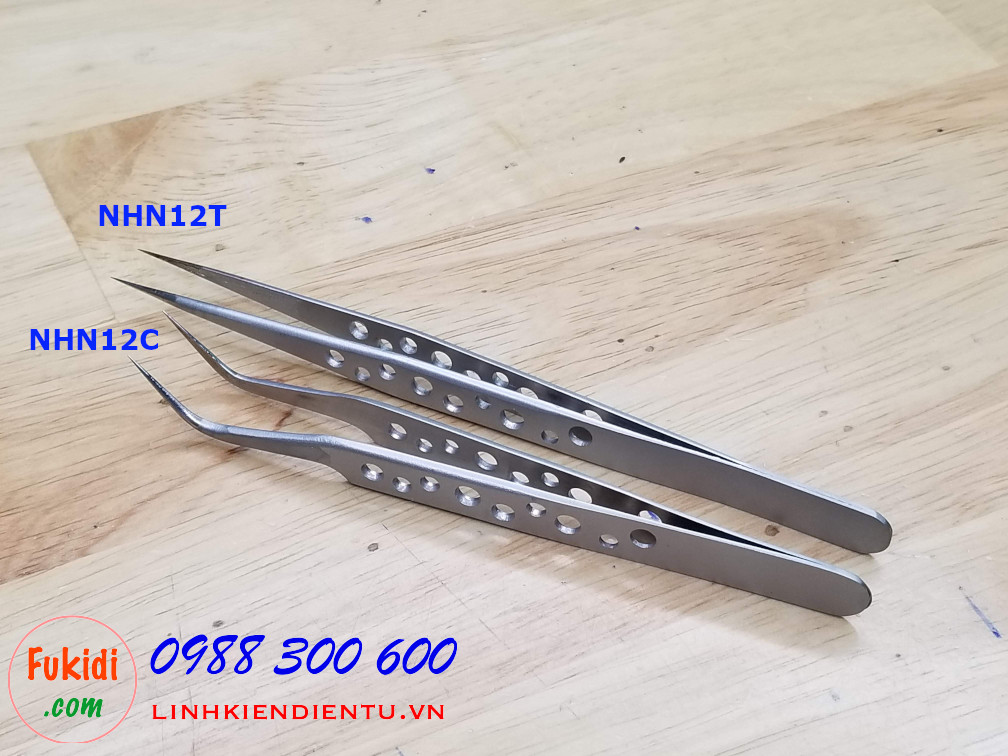 Nhíp gắp đa năng có lỗ giảm nhiệt, dài 12.5mm NHN12T, NHN12C