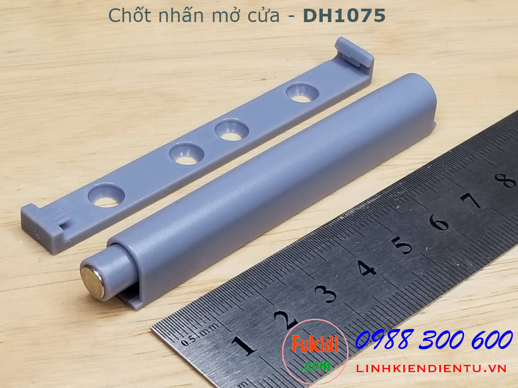 Chốt nhấn mở cửa tủ size 75x10mm - DH1075