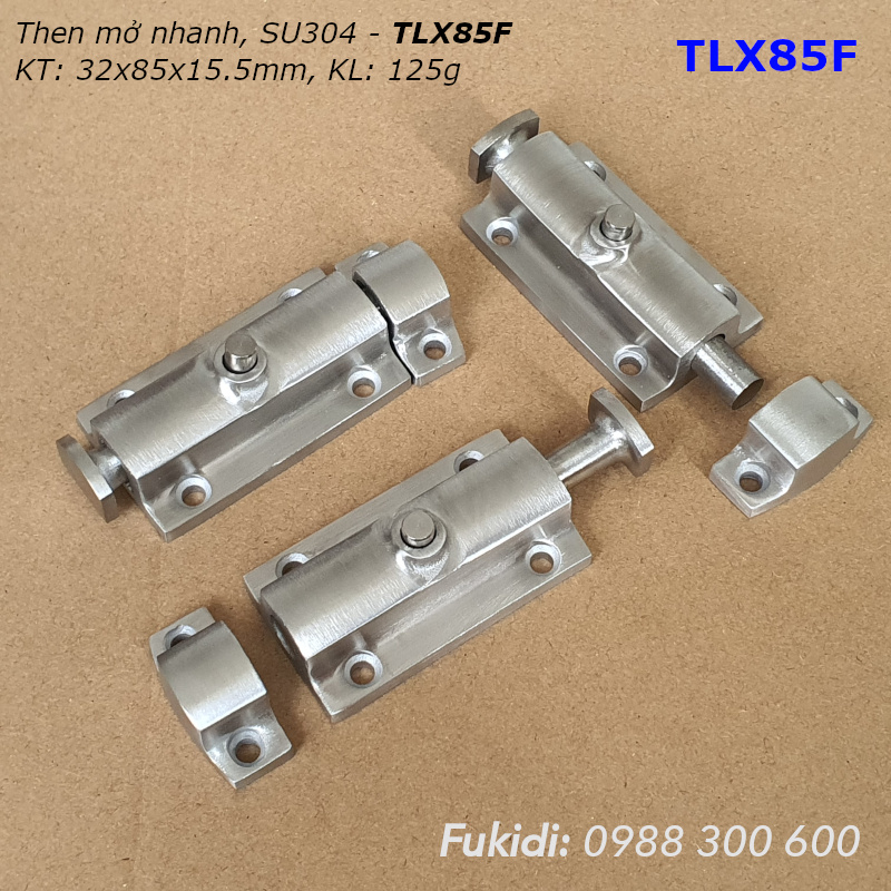 Then cửa khẩn cấp inox 304 KT 32x85mm - TLX85F