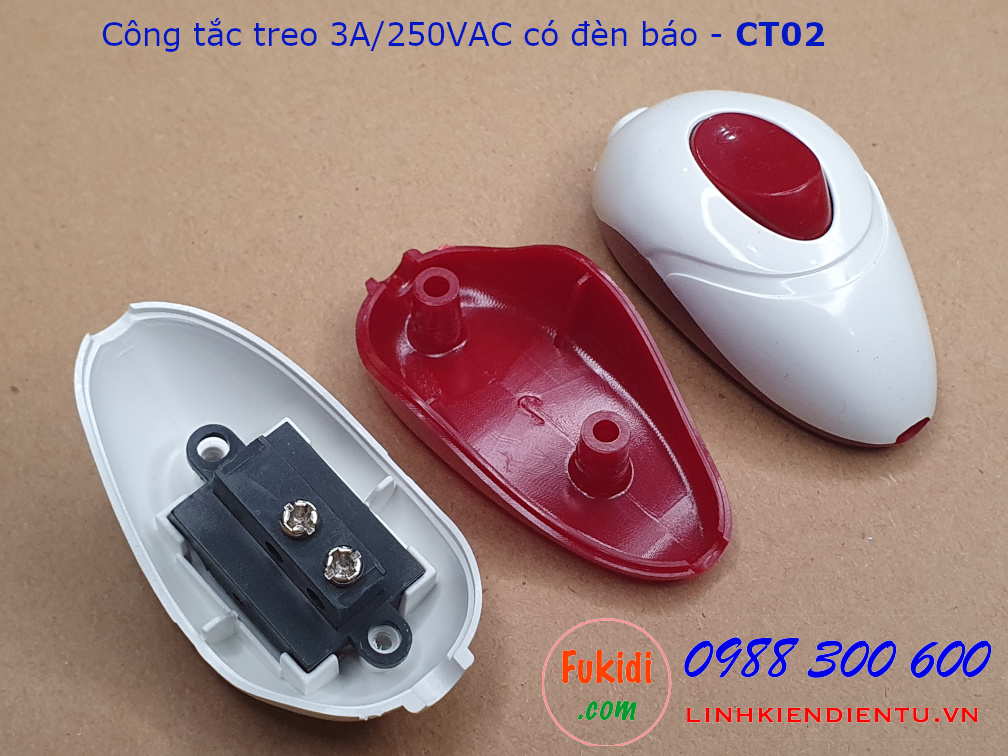 Hình ảnh bên trong của công tắc treo CT03