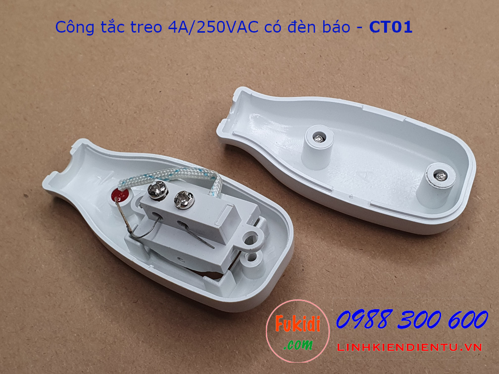 Hình ảnh bên trong của công tắc treo CT01