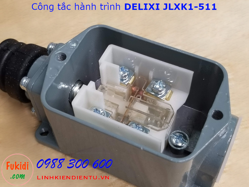 Công tắc hành trình DELIXI JLXK1-511 cần gạt dạng lò xo đàn hồi