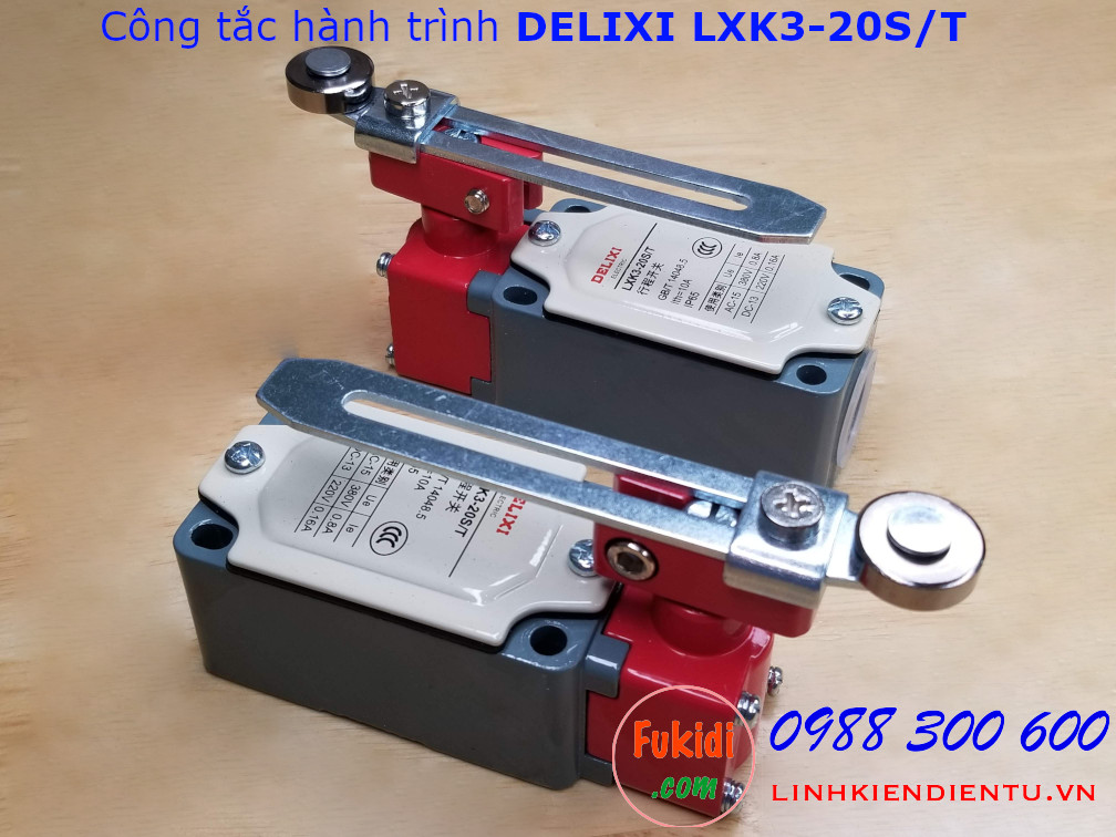 Công tắc hành trình DELIXI LXK3-20S/T dạng tay gạt 