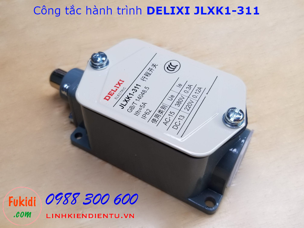 Công tắc hành trình DELIXI JLXK1-311 cần gạt dạng nút bấm