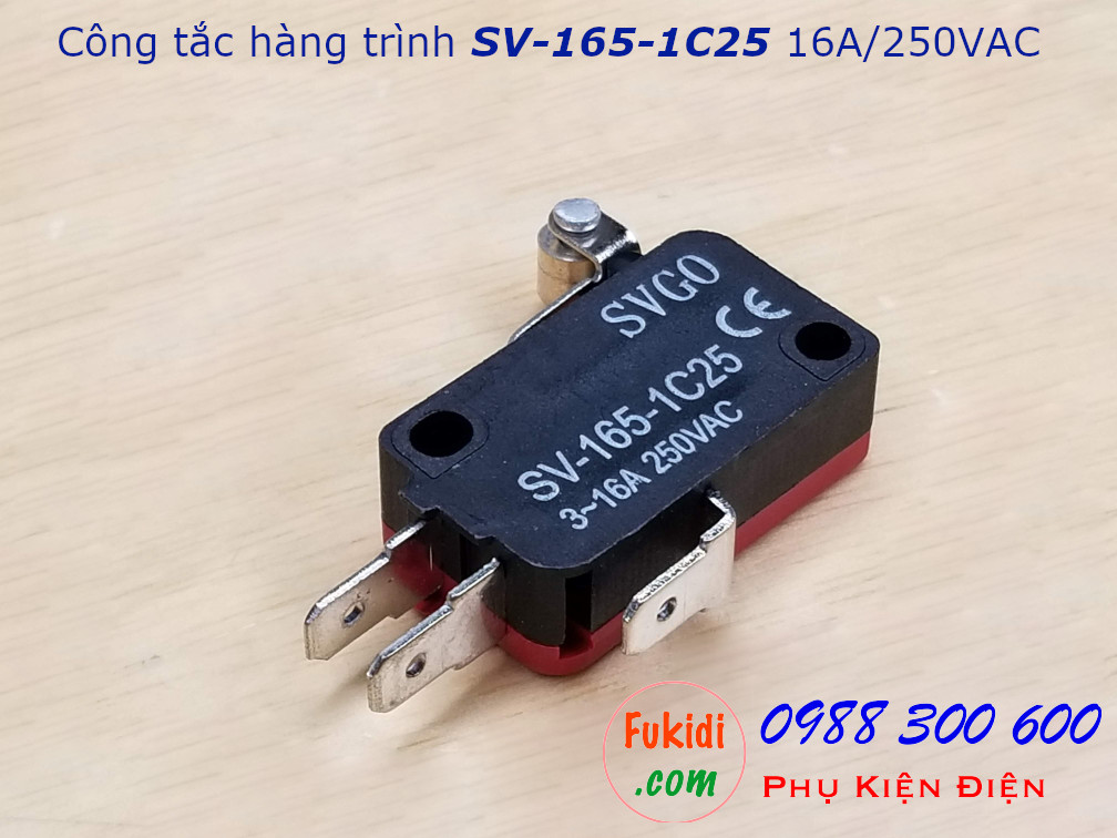 Công tắc hành trình SVGO SV-165-1C25 16A/250V