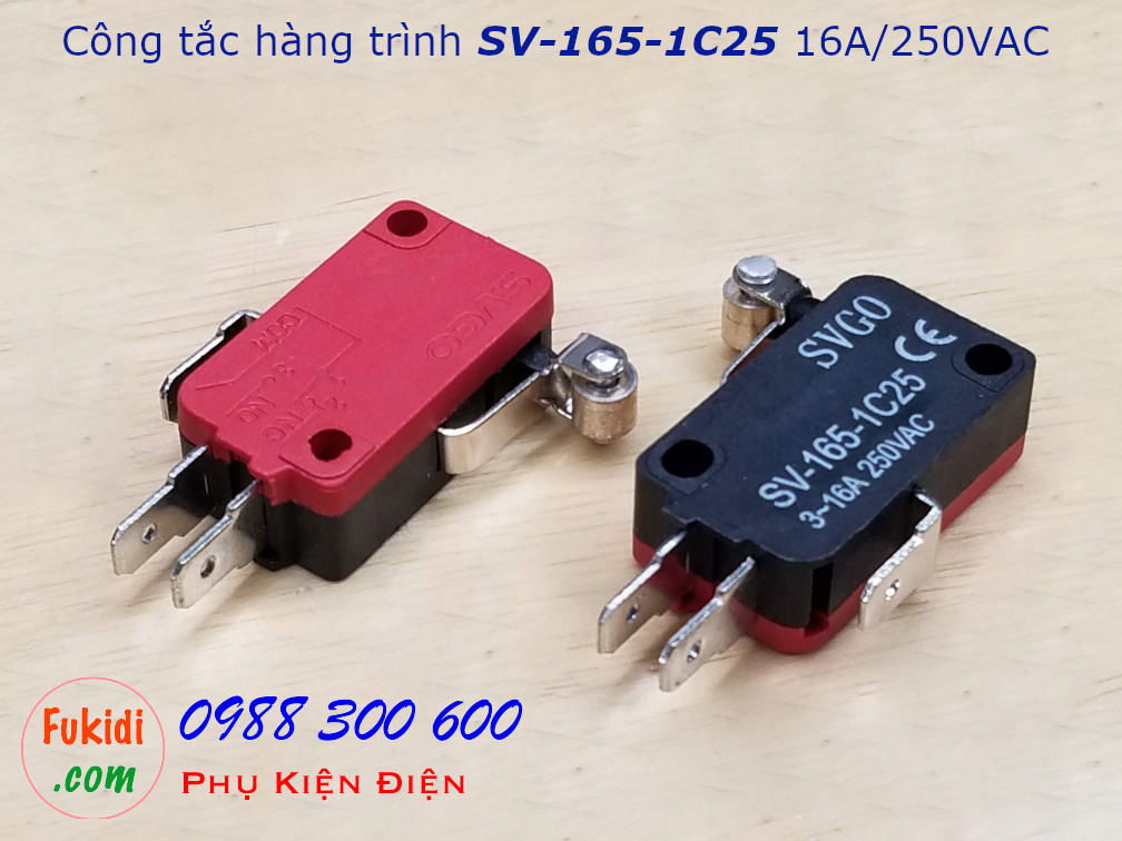 Công tắc hành trình SVGO SV-165-1C25 16A/250V