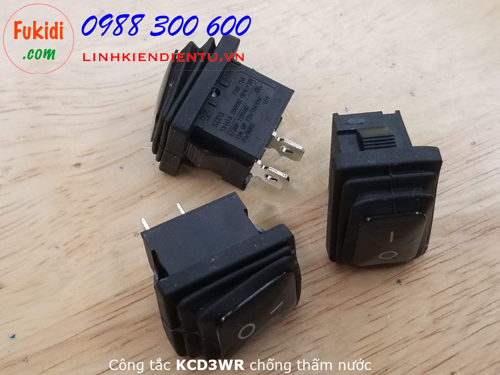 Công tắc bập bênh KCD3 chống thấm nước - KCD3WR