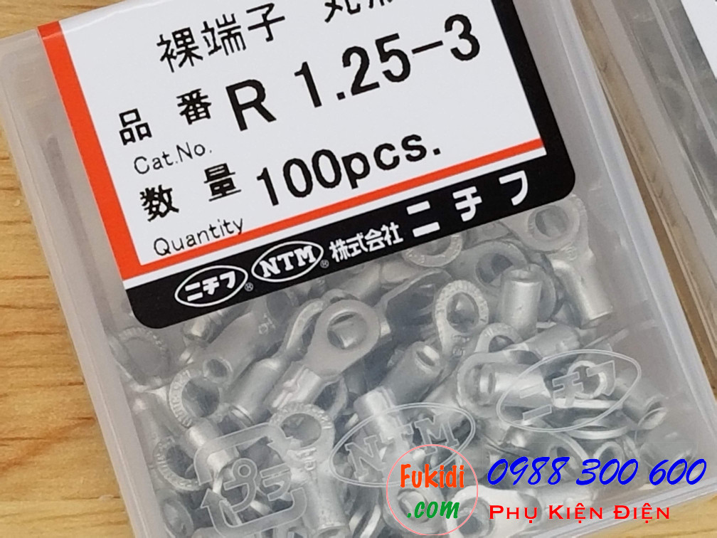 Đầu cosse tròn Nichifu R1.25-3