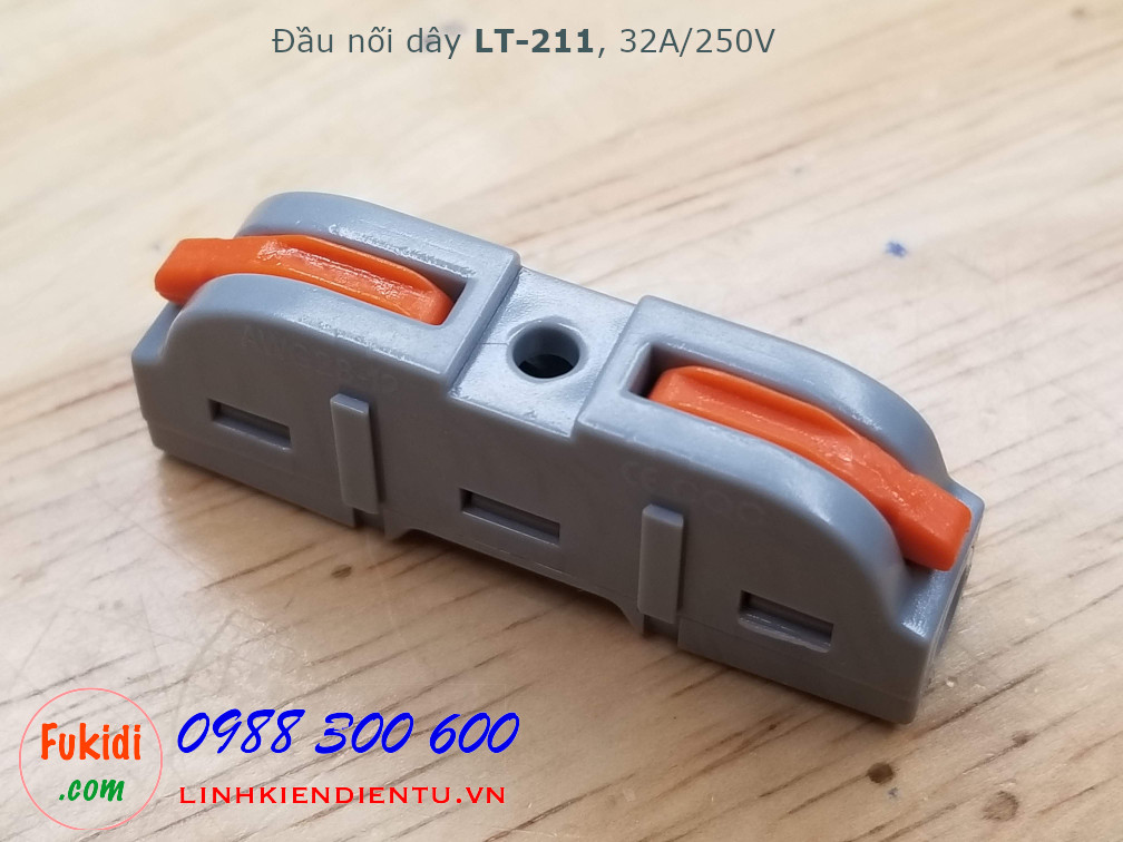Cút nối dây, đầu nối hai cặp dây điện SPL-211 LT-211 32A 250V
