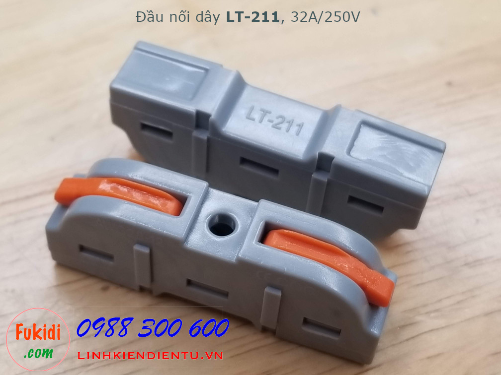 Cút nối dây, đầu nối hai cặp dây điện SPL-211 LT-211 32A 250V