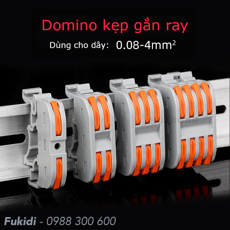 Hình dạng domino kẹp khi gắn rời