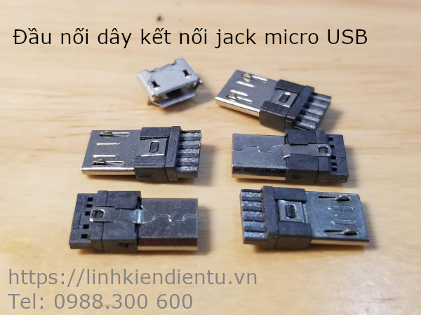 Đầu nối dây của jack cắm micro USB 5 chân