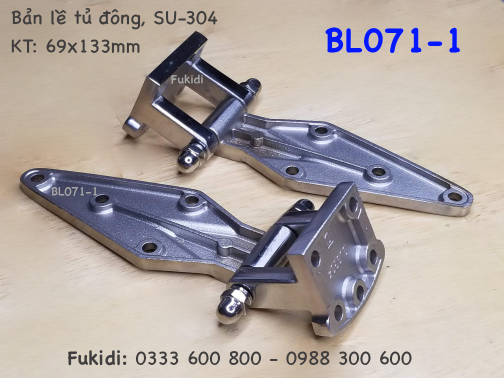 Bản lề tủ điện inox 304 kích thước 69x133mm - BL071-1