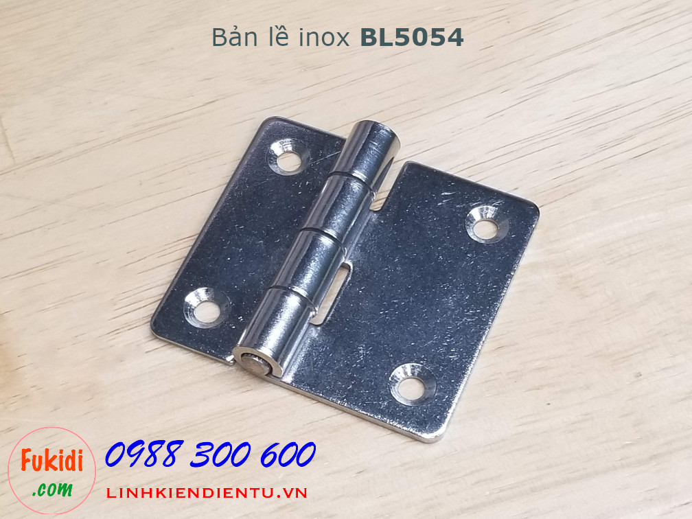 Bản lề inox kích thước 50x54mm dày 2mm - BL5054