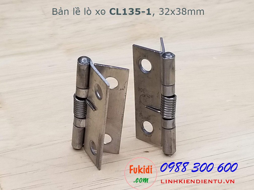 Bản lề lò xo CL135-1 chất liệu inox 304 size 32x38mm
