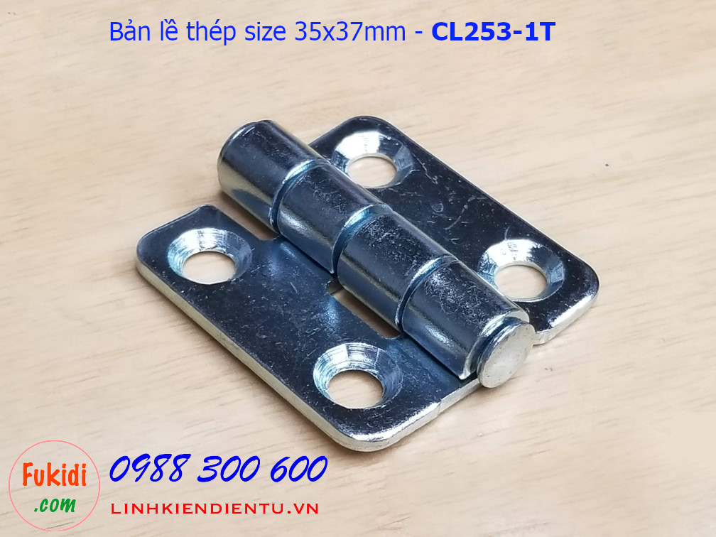 Bản lề tủ điện CL253-1 thép size 35x37mm - CL253-1T