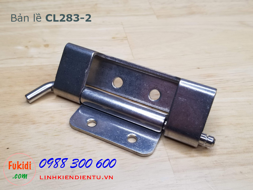 Bản lề tủ điện CL283-2 chất liệu SU304 kích thước 90x33.5mm