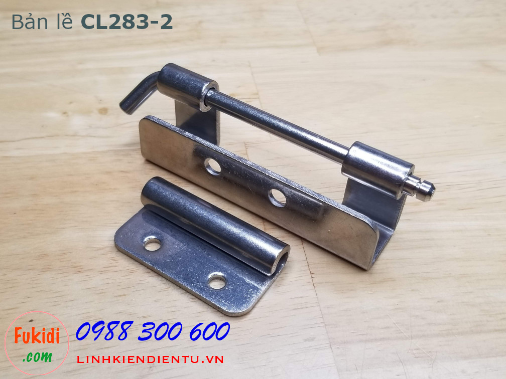 Bản lề tủ điện CL283-2 chất liệu SU304 kích thước 90x33.5mm