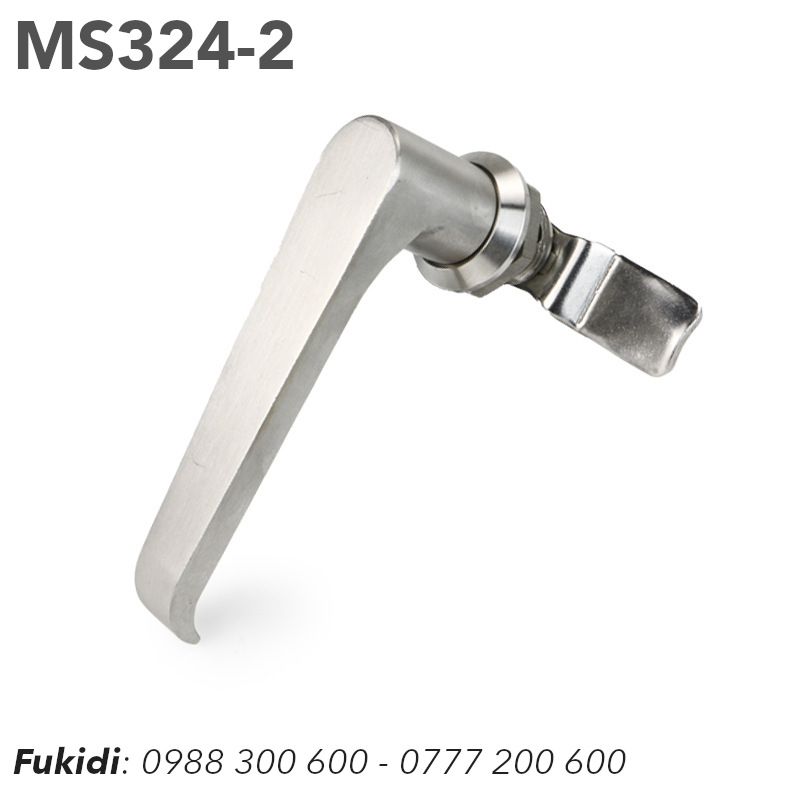 Khóa tủ điện inox 304 dài 117mm không chìa - MS324-2