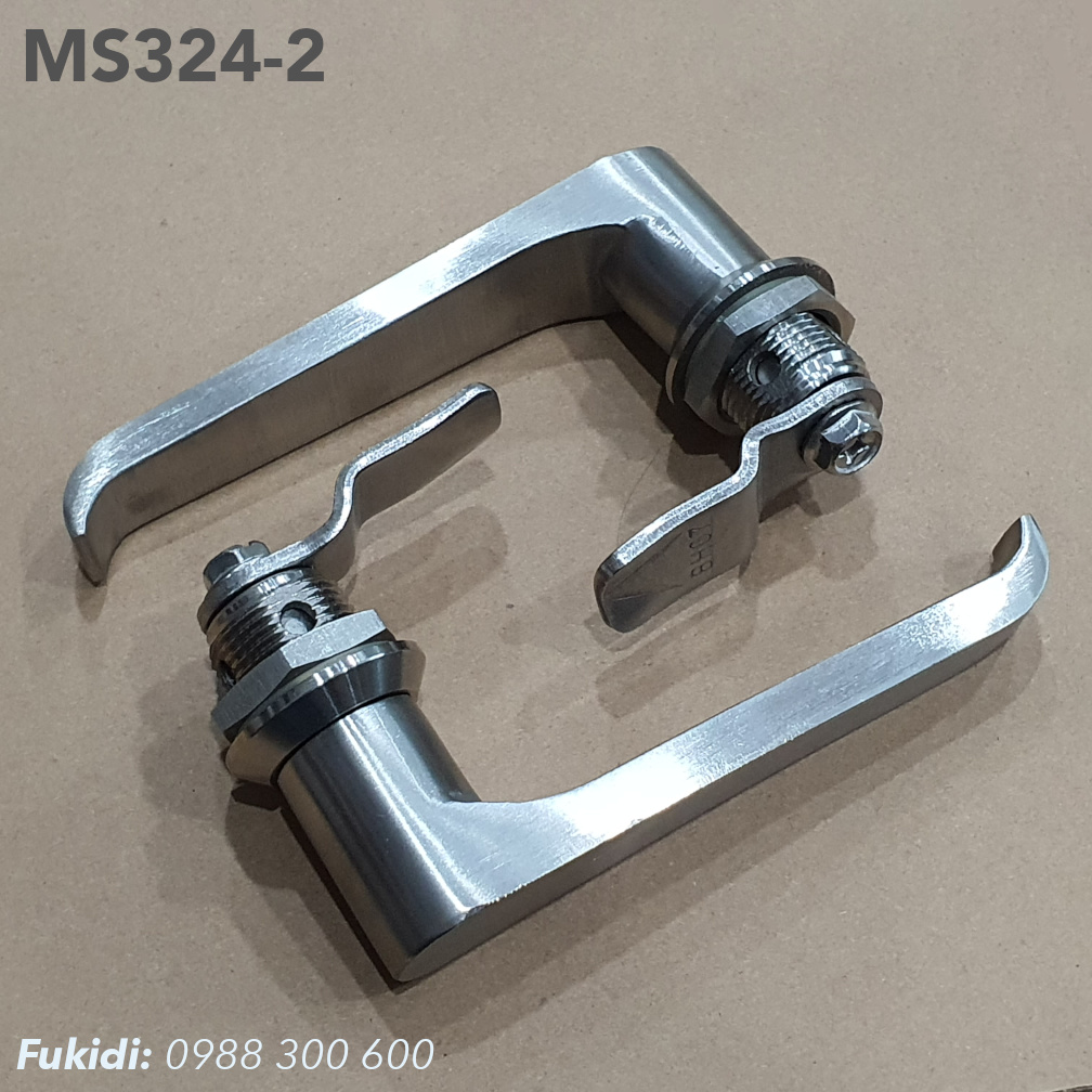 Khóa tủ điện inox 304 dài 117mm không chìa - MS324-2