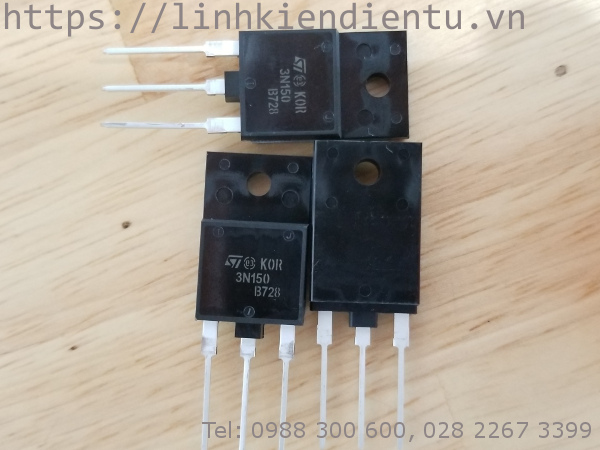 3N150 N-channel 1500 V, 6 Ohm typ., 2.5 A  power MOSFET