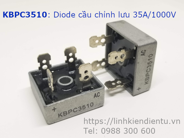 KBPC3510 Diode cầu chỉnh lưu 35A/1000V