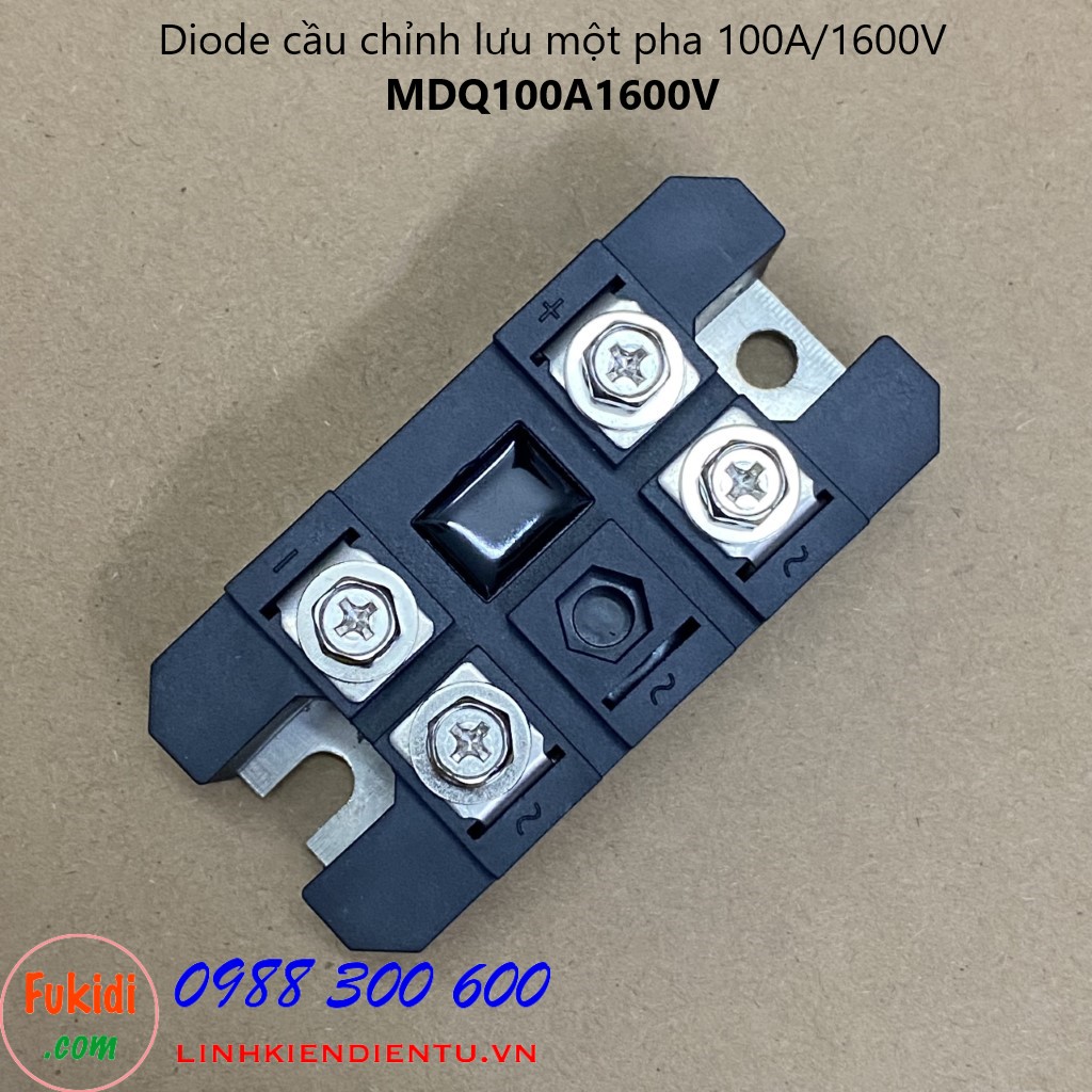 Diode cầu chỉnh lưu một pha 100A/1600V - MDQ100A1600V