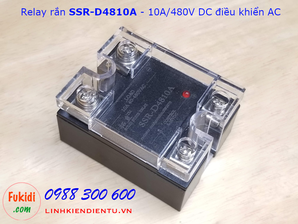 Module relay rắn SSR 10A/480VAC DC điều khiển AC SSR-D4810A