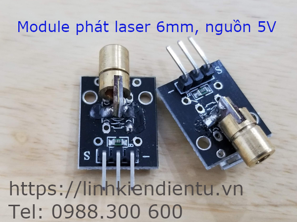 Module phát laser 6mm, 5V
