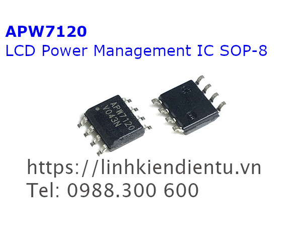 APW7120 LCD Power Management IC SOP-8