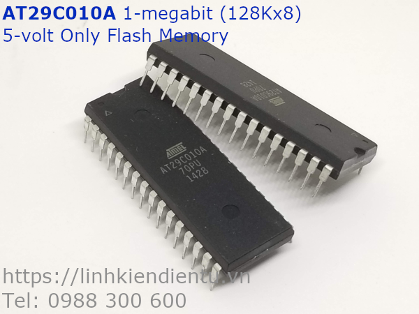 AT29C010A-70PU 1-megabit (128Kx8) 5-volt Only Flash Memory