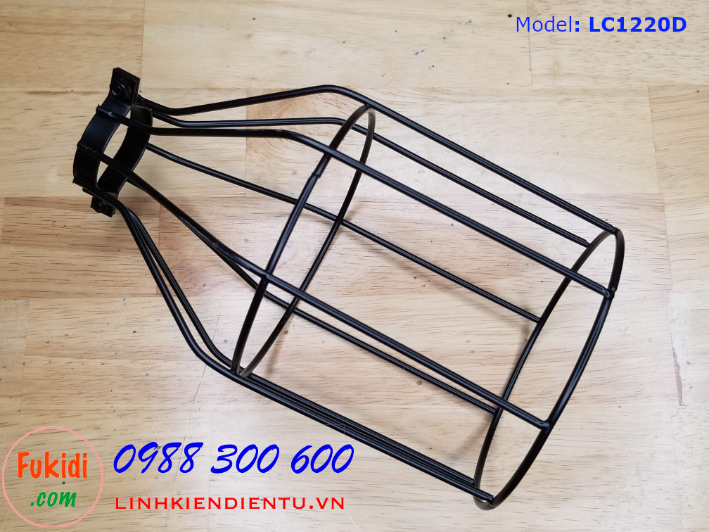 Chao đèn, lồng đèn sắt sơn tĩnh điện, dạng tổ chim kích thước 20cm LC1220D