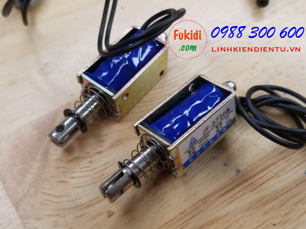 Then cửa, chốt cửa điện tử dùng để khóa-mở cửa bằng điện, dùng cho nhà thông minh JF-0730B