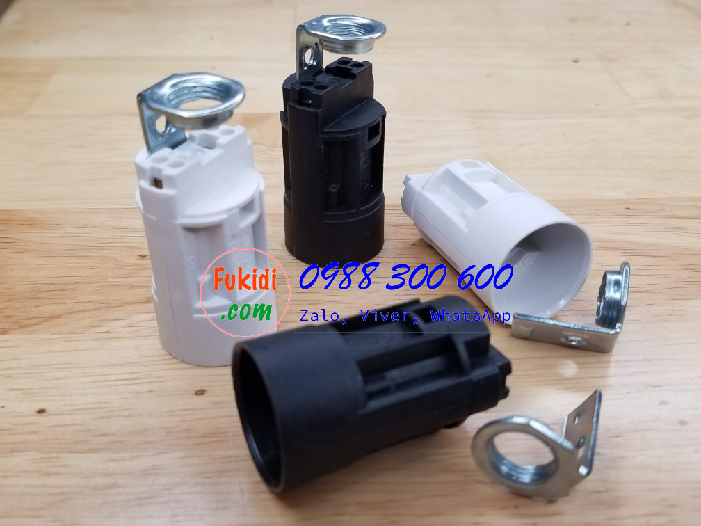 Chui đèn E14 kiểu vặn, dùng cho đèn LED dạng nến pha lê, đèn trang trí