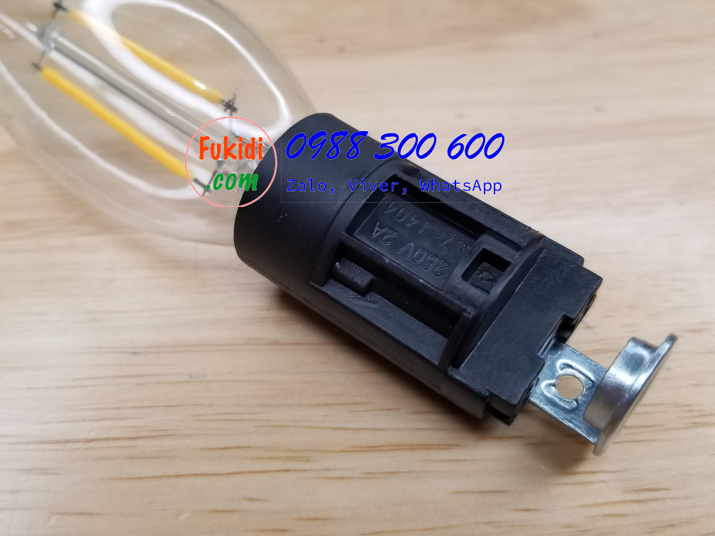 Chui đèn E14 kiểu vặn, dùng cho đèn LED dạng nến pha lê, đèn trang trí