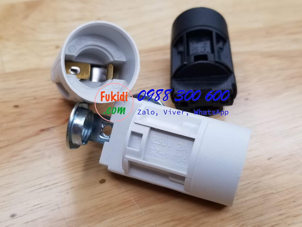 Chui đèn E14 kiểu vặn, dùng cho đèn LED dạng nến pha lê, đèn trang trí