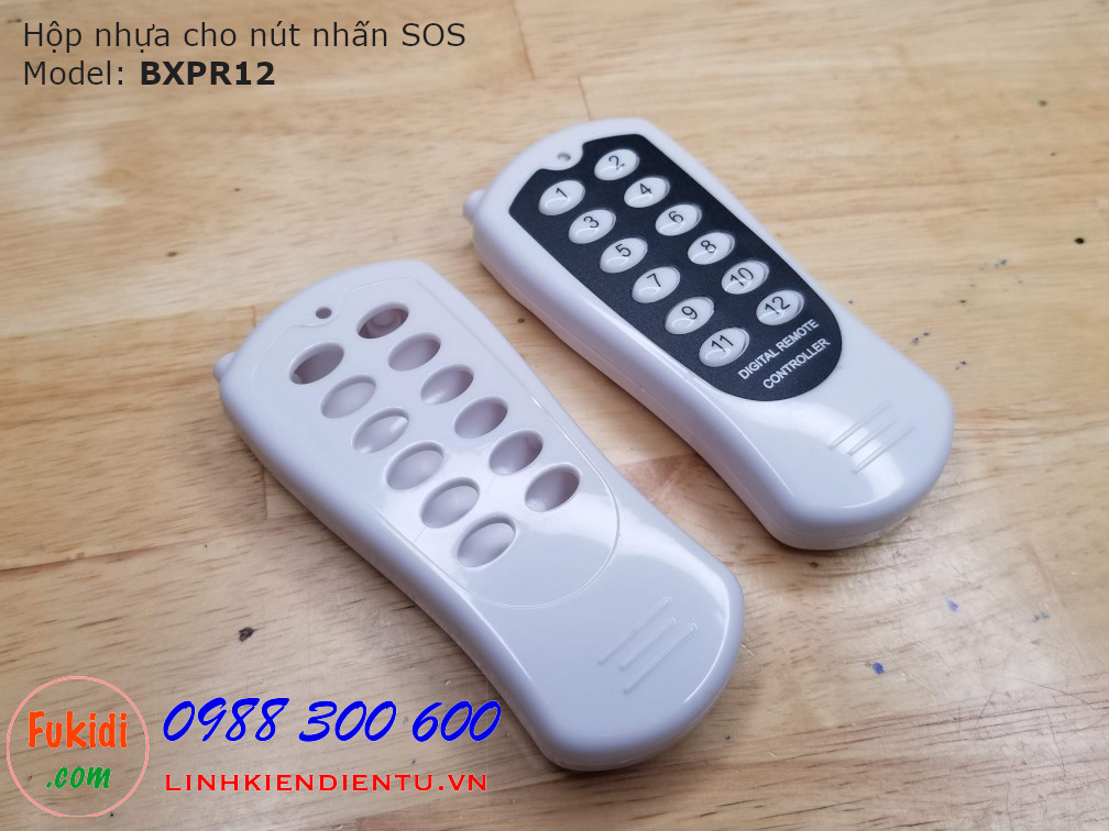 Vỏ hộp nhựa dùng cho bộ điều khiển từ xa 12 chức năng BXPR12